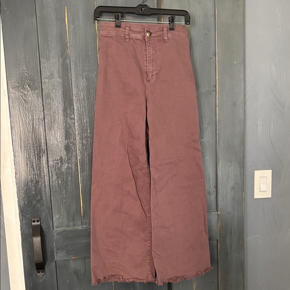 Billabong Denim - Billabong mauvy/ Brown High rise Flare & Wide Leg Jeans sz 25